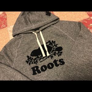 Roots Salt and Pepper Original Kanga Hoody MEDIUM